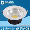 Aluminio 90lm / w 6 pulgadas 195mm redondeó el downlight llevado del techo, 6w COB LED Downlight